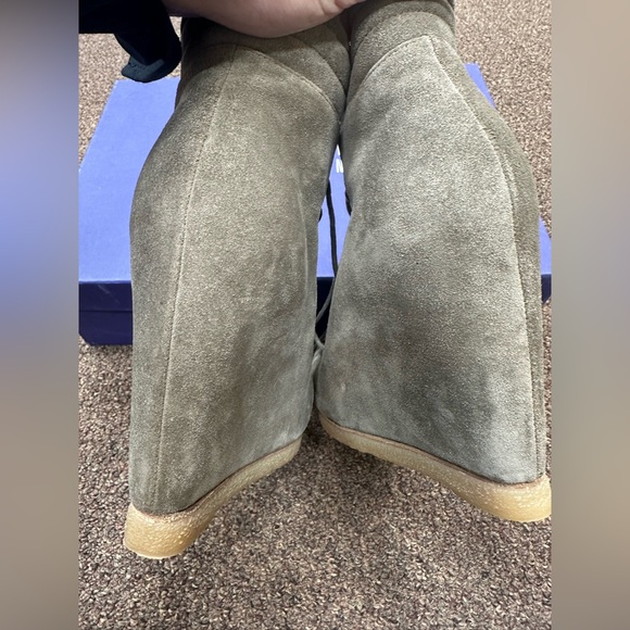 Stuart Weitzman suede wedge booties - Picture 4 of 4
